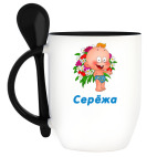 Кружка с ложкой