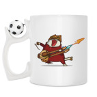Кружка с футбольным мячиком