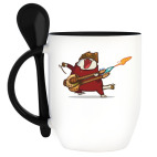 Кружка с ложкой