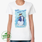 Женская футболка органик