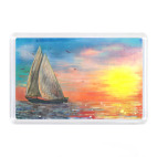 Магнит 7,5 x 5,1 см Кораблик в море