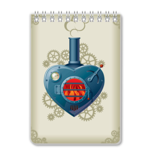 Блокнот с принтом Steamheart