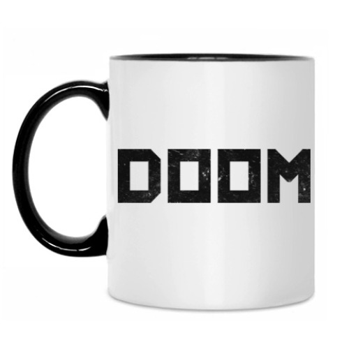 Кружка с принтом Doom