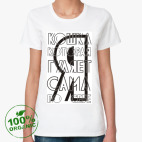 Женская футболка органик