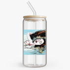 Банка с бамбуковой крышкой