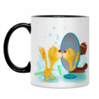 Кружка двухцветная