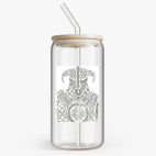 Банка с бамбуковой крышкой