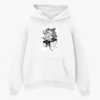 Толстовка худи оверсайз