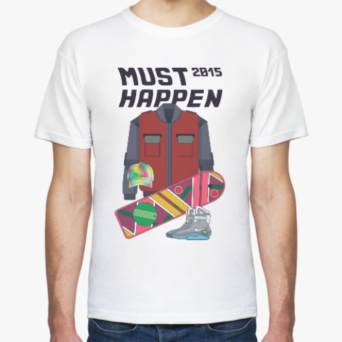 Футболка с принтом Марти Макфлай (Назад в Будущее)