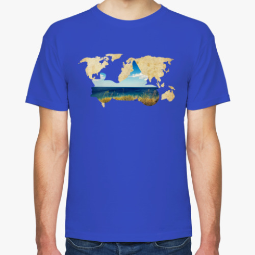 Футболка Пейзаж мотоцикла