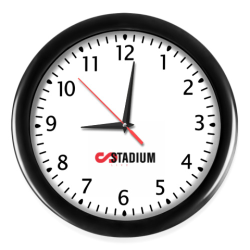 Настенные часы с принтом Stadium Live