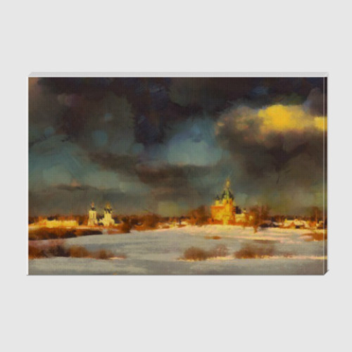 Холст с принтом храм