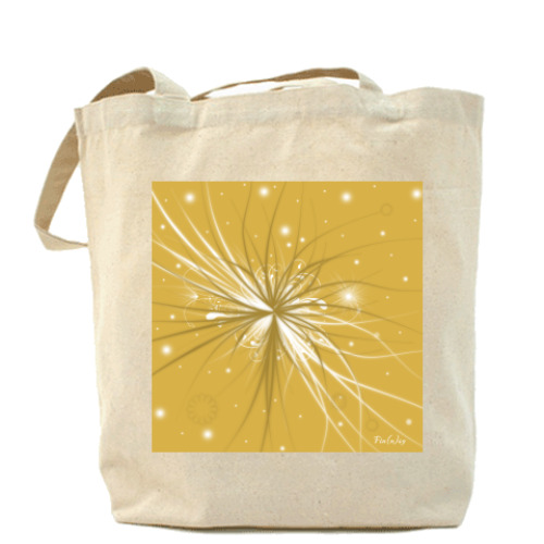 Сумка шоппер с принтом Ласковый цветок