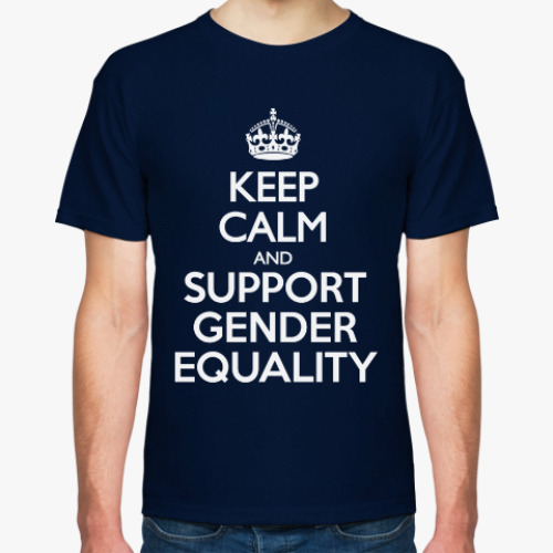 Футболка с принтом Gender equality