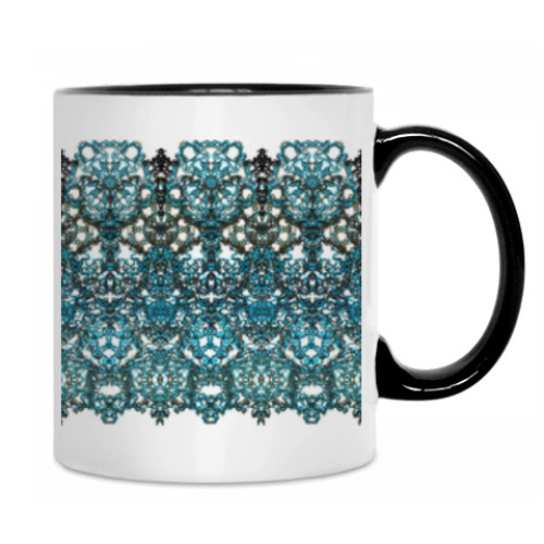 Кружка Ажур,кружево,узор,arabesque,мавританский