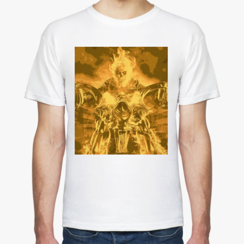 Футболка с принтом Призрачный Гонщик