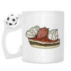 Кружка с футбольным мячиком