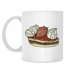 Клубничный торт со сливками.