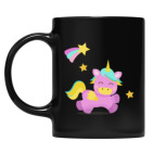 Кружка цветная UV-DTF