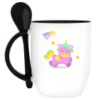 Кружка с ложкой