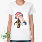 Женская футболка органик