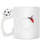 Кружка с футбольным мячиком