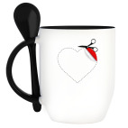 Кружка с ложкой