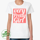 Женская футболка органик