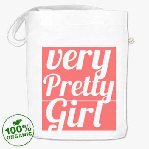 Сумка шоппер с принтом VERY PRETTY GIRL