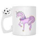 Кружка с футбольным мячиком