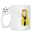 Кружка с футбольным мячиком