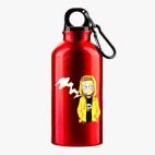 Металлическая бутылка 400 мл UV-DTF