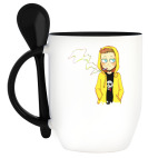 Кружка с ложкой