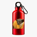 Металлическая бутылка 400 мл UV-DTF