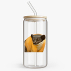 Банка с бамбуковой крышкой