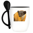 Кружка с ложкой