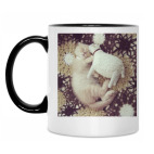 Кружка двухцветная