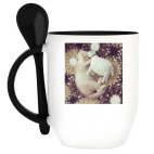 Кружка с ложкой