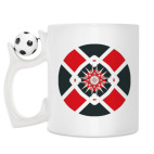 Кружка с футбольным мячиком