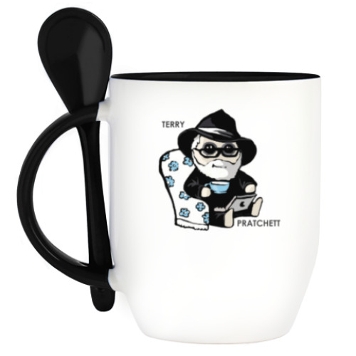 Кружка с ложкой Terry Pratchett (  Discworld )