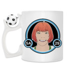 Кружка с футбольным мячиком