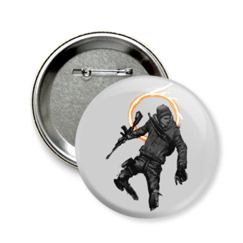 Значок 58мм с принтом Tom Clancy’s The Division