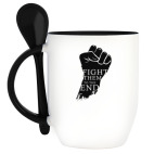 Кружка с ложкой