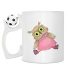 Кружка с футбольным мячиком