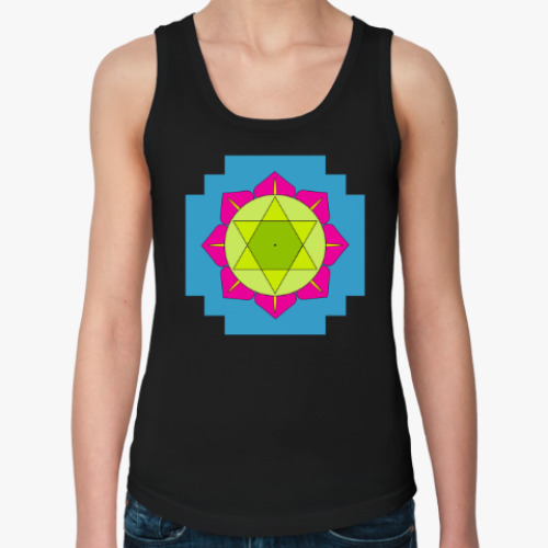 Женская майка с принтом Рама-янтра