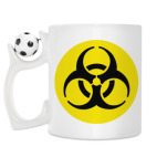 Кружка с футбольным мячиком