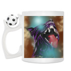 Кружка с футбольным мячиком