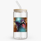 Банка с бамбуковой крышкой