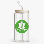 Банка с бамбуковой крышкой