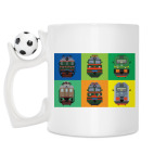Кружка с футбольным мячиком